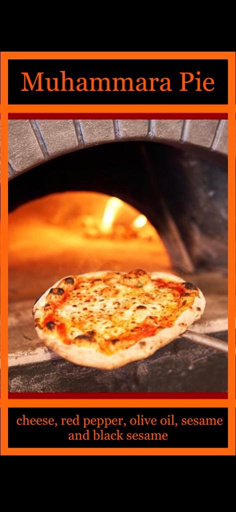 Muhammara & Creamy Cheese Flatbread