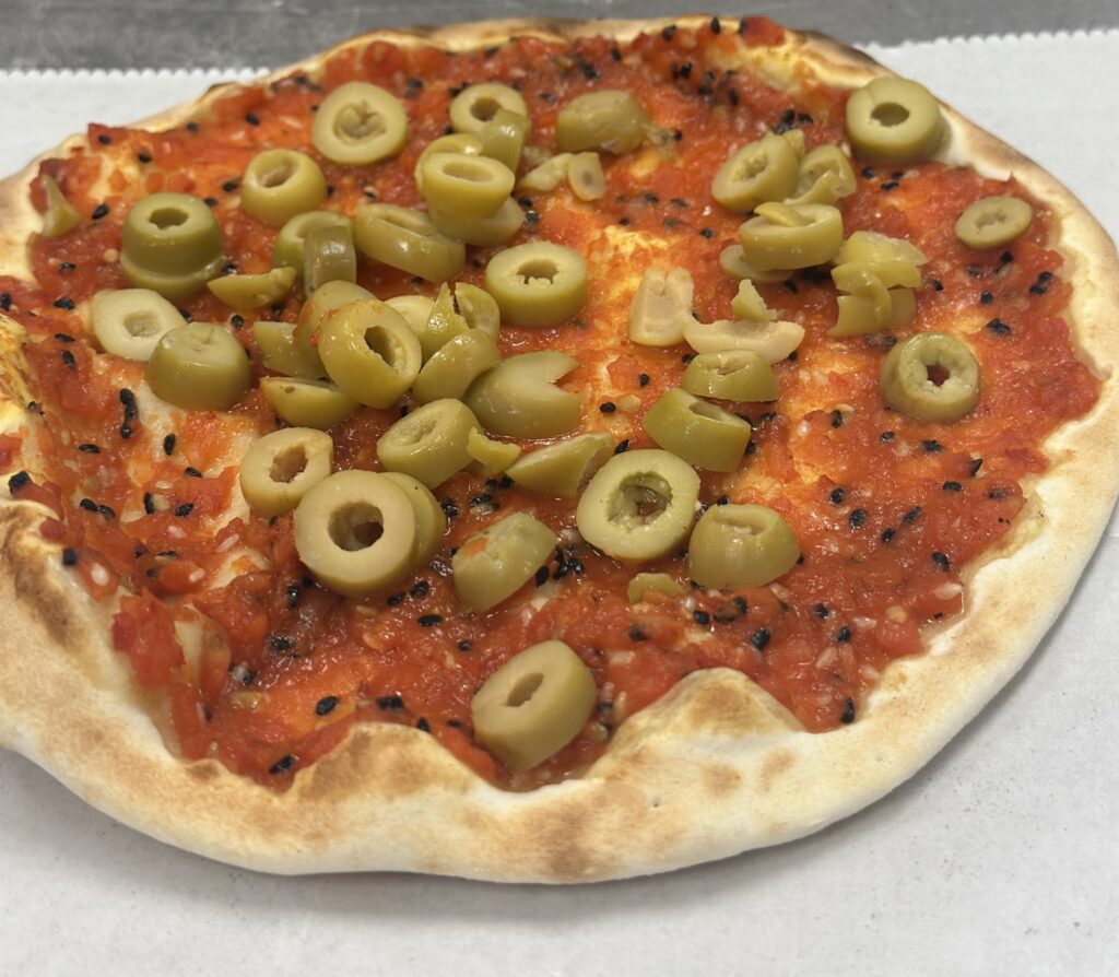 Muhammara with Green Olive